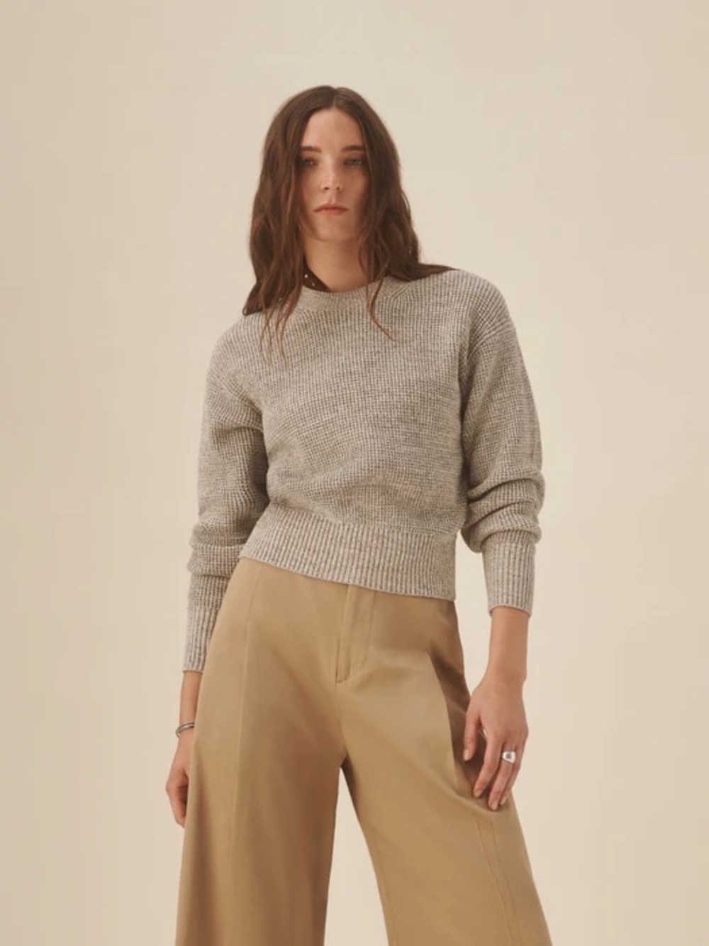 Buck Mason Seafarer Cotton Shrunken Crew Sweater - Picture 3 of 8